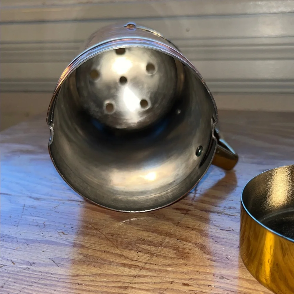 Copper‎ and Gold Cheese Shaker EUC